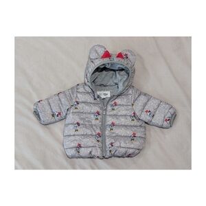 Disney Baby Gap Minnie Mouse Puffer Coat, Size 0-6 Months